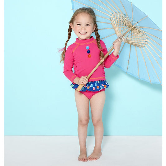 Le Top Kids one-pieces SPF Skirted Dot Swimsuit - Ever Simplicity