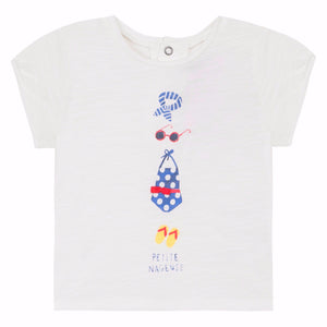 Jean Bourget Kids tops Graphic slubbed jersey T-shirt - Ever Simplicity