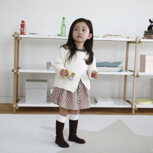 mini dressing Kids accessories Cupcake Knee Socks-Brown - Ever Simplicity