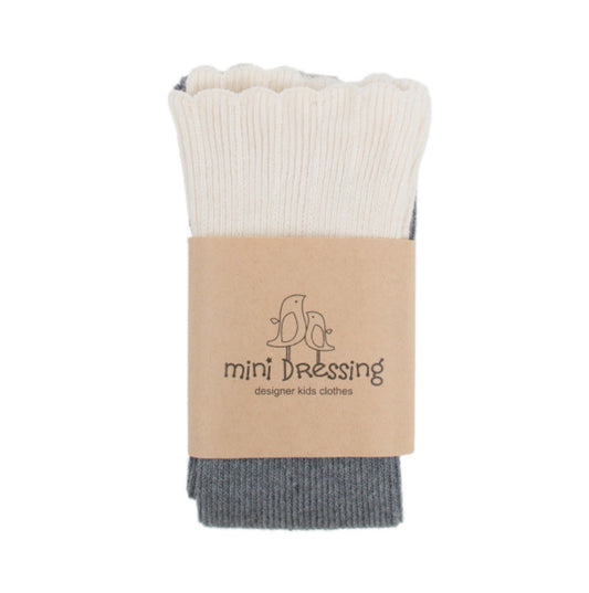 mini dressing Kids accessories Cupcake Knee Socks-Grey - Ever Simplicity