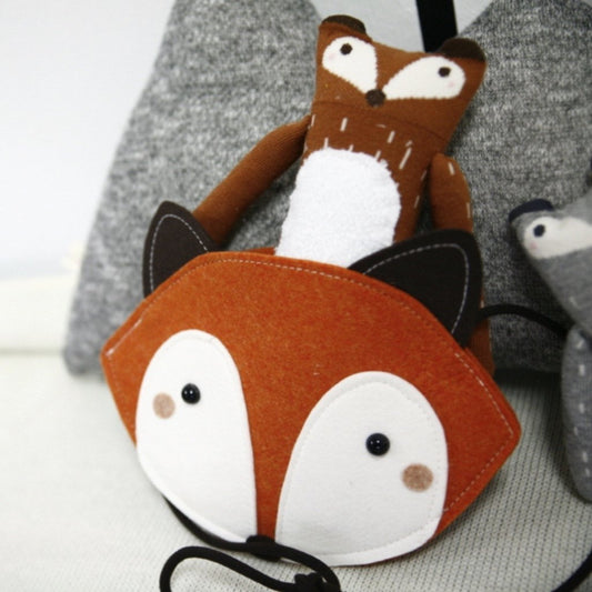 mini dressing Kids toy Fox Doll-Brown - Ever Simplicity