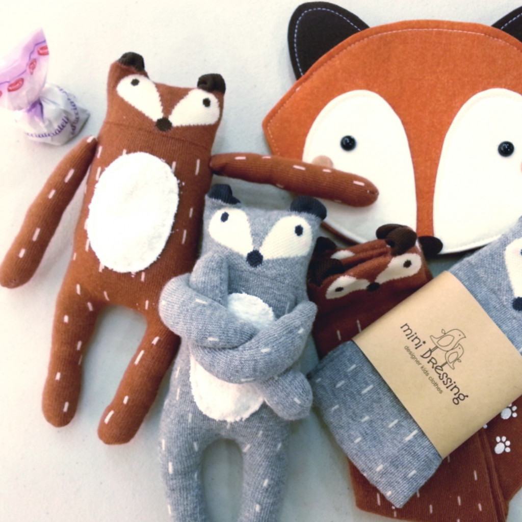mini dressing Kids toy Fox Doll-Brown - Ever Simplicity
