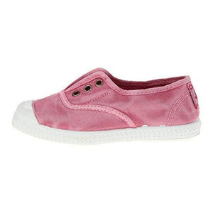 Cienta Kids accessories Canvas Sneaker-Distressed Pink - Ever Simplicity