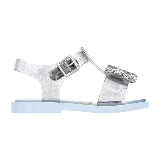 Mini Melissa Kids accessories Mini Mar Frozen-Blue/Clear Glitter Silver - Ever Simplicity