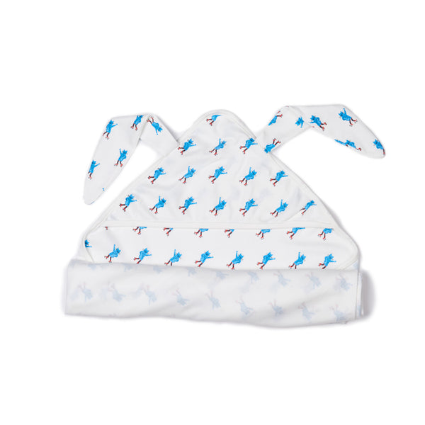 Oeuf Kids accessories Blue Cats Bunny Swaddle - Ever Simplicity