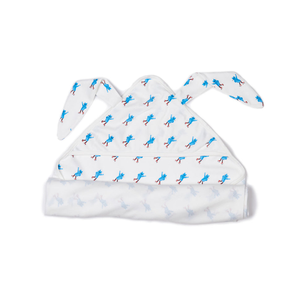 Babyhug Bucket Hat with Unicorn Print White - Diameter 17 cm