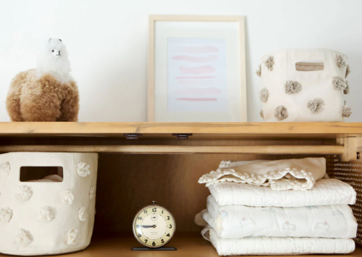 Pom Pom Storage Mini - Rose Pink - Project Nursery