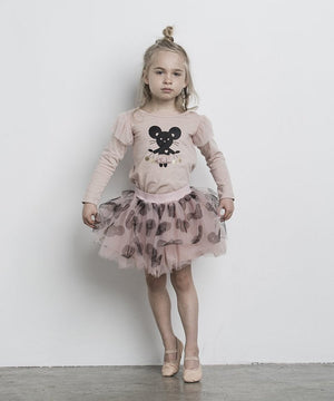 Huxbaby Girls Mouse Tulle Skirt - Ever Simplicity