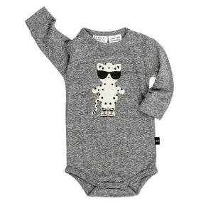 Huxbaby Kids one-pieces Leopard Long Sleeve Onesie - Ever Simplicity