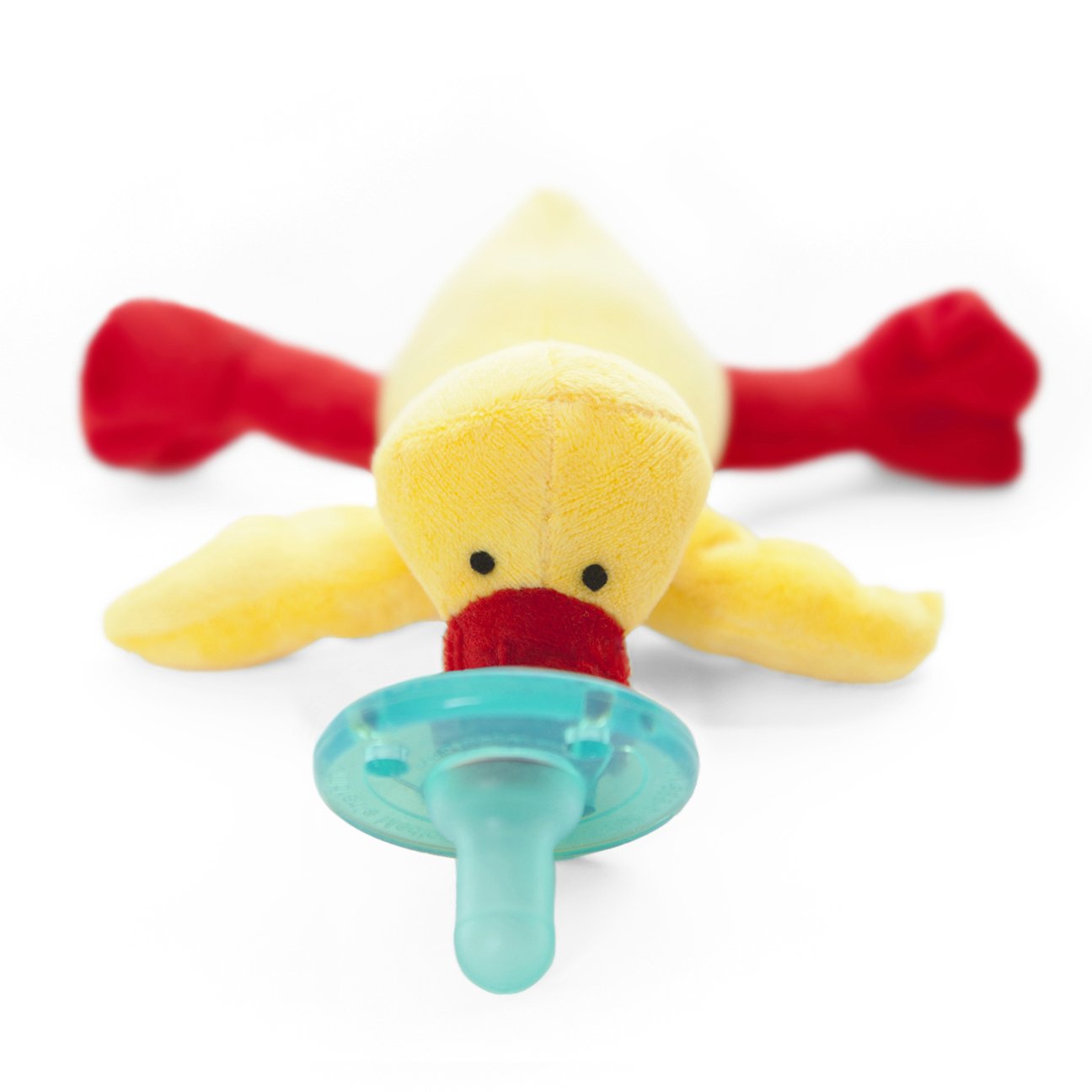 WubbaNub Kids Toys Yellow Duck Pacifier W/Orange Feet - Ever Simplicity