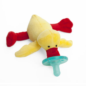 WubbaNub Kids Toys Yellow Duck Pacifier W/Orange Feet - Ever Simplicity